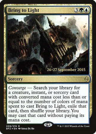 Bring to Light [Battle for Zendikar Promos] | Fandemonia Ltd