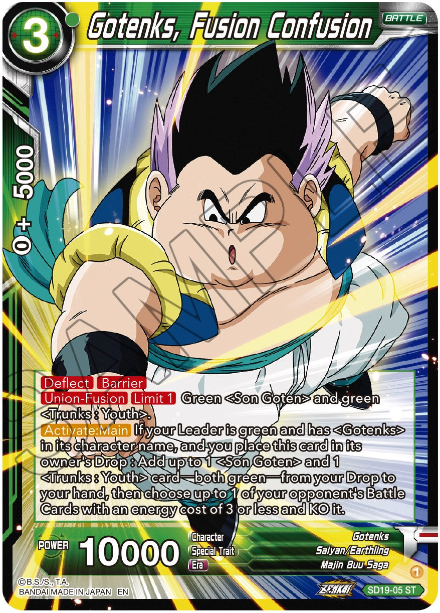 Gotenks, Fusion Confusion (SD19-05) [Dawn of the Z-Legends] | Fandemonia Ltd