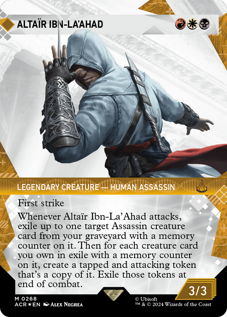 Altair Ibn-La'Ahad (Showcase) (Textured Foil) [Assassin's Creed] | Fandemonia Ltd