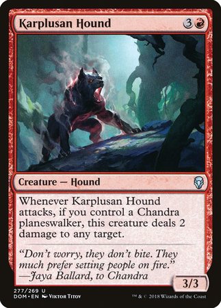 Karplusan Hound [Dominaria] | Fandemonia Ltd