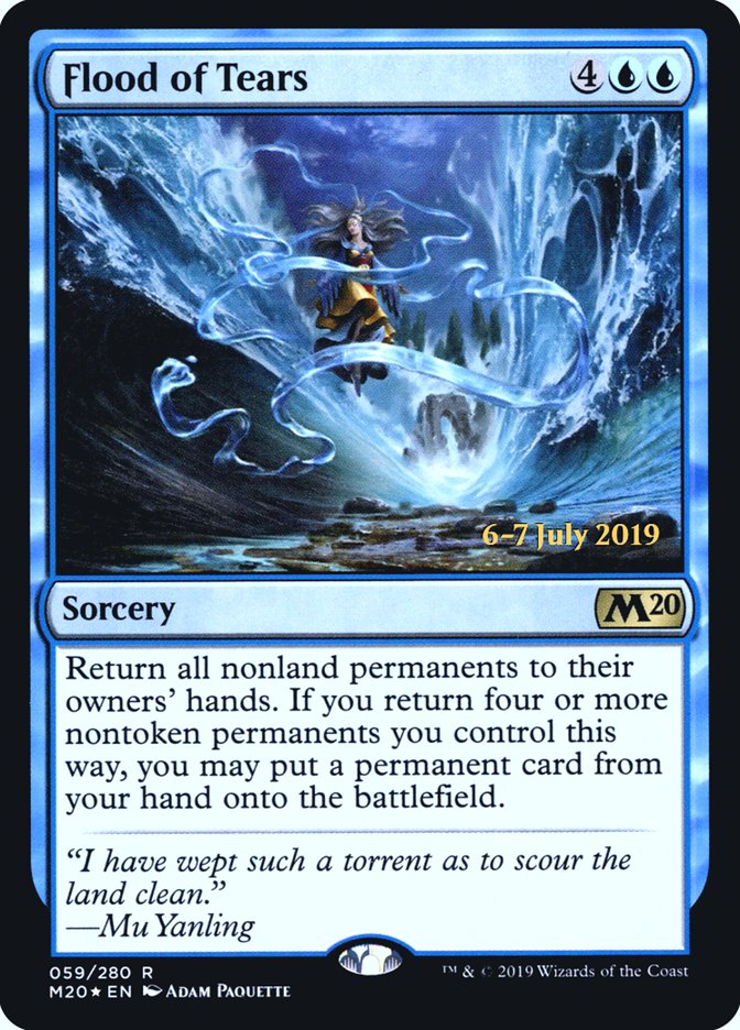 Flood of Tears  [Core Set 2020 Prerelease Promos] | Fandemonia Ltd