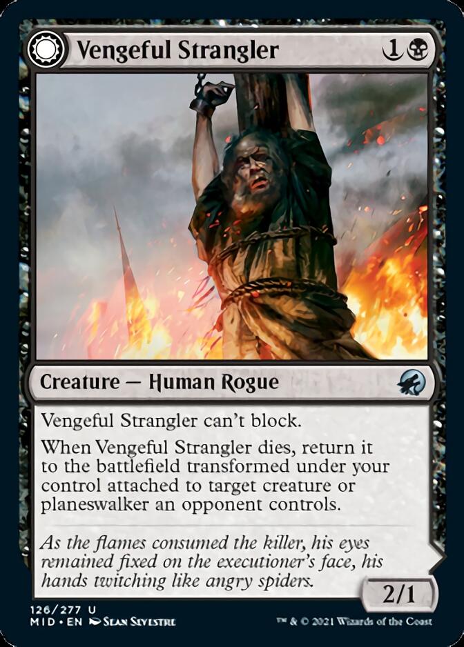 Vengeful Strangler // Strangling Grasp [Innistrad: Midnight Hunt] | Fandemonia Ltd