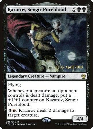 Kazarov, Sengir Pureblood [Dominaria Promos] | Fandemonia Ltd