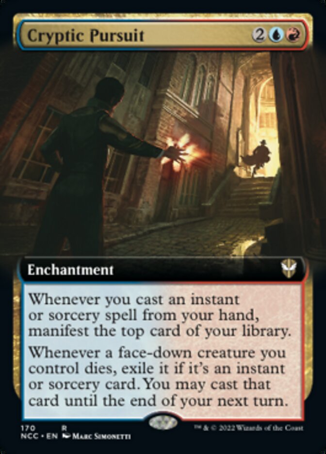 Cryptic Pursuit (Extended Art) [Streets of New Capenna Commander] | Fandemonia Ltd