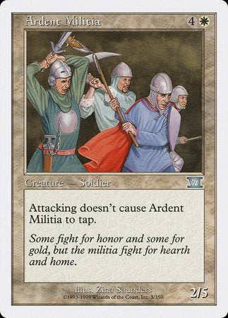 Ardent Militia [Classic Sixth Edition] | Fandemonia Ltd