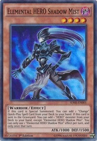 Elemental HERO Shadow Mist [SDHS-EN001] Super Rare | Fandemonia Ltd