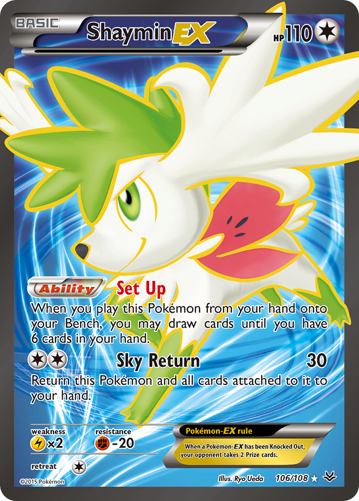 Shaymin EX (106/108) [XY: Roaring Skies] | Fandemonia Ltd