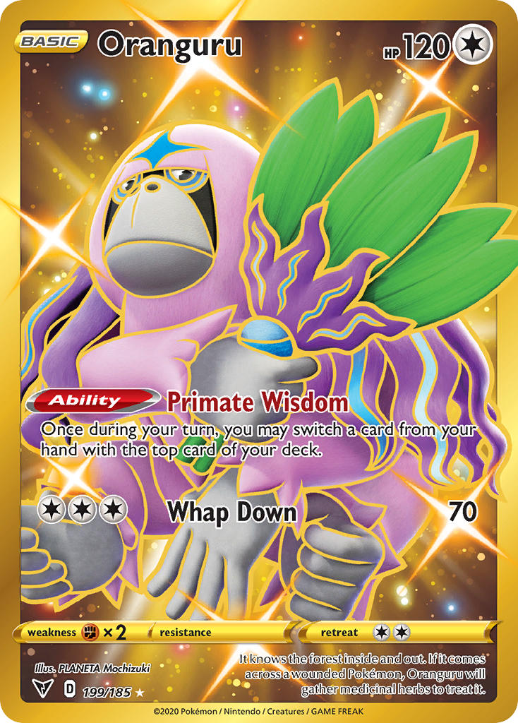 Oranguru (199/185) [Sword & Shield: Vivid Voltage] | Fandemonia Ltd