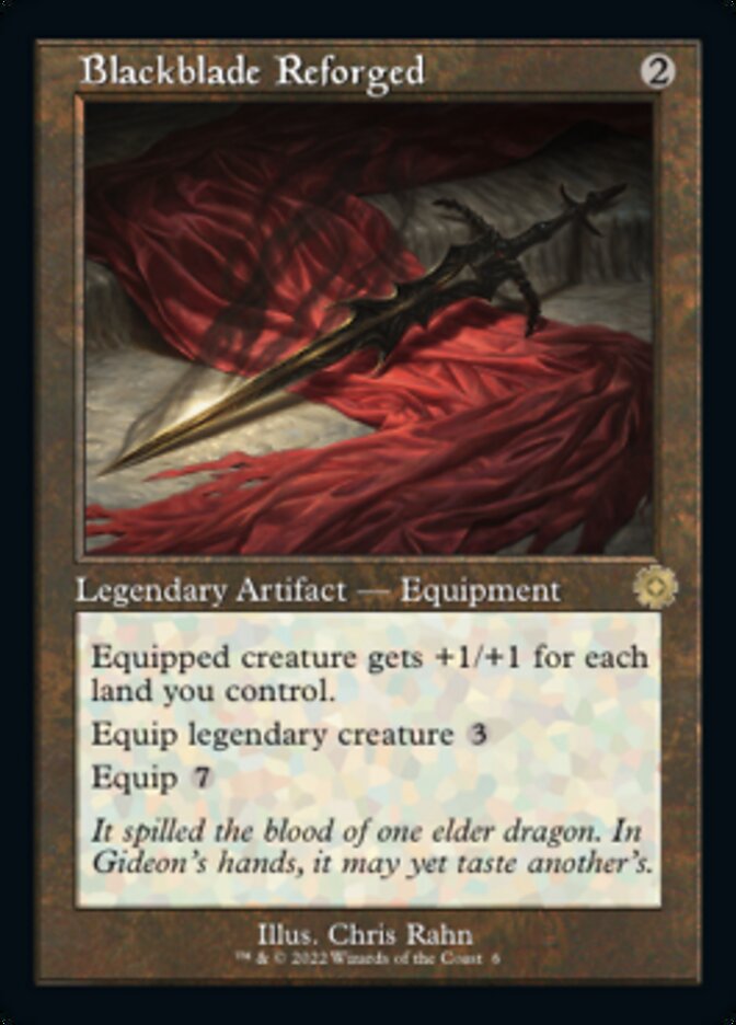 Blackblade Reforged (Retro) [The Brothers' War Retro Artifacts] | Fandemonia Ltd