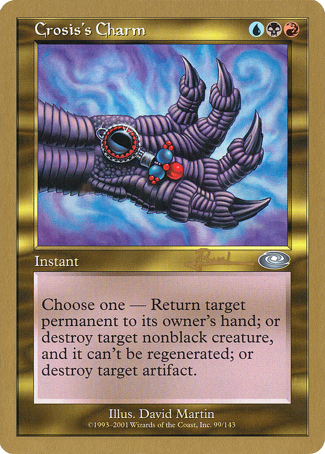 Crosis's Charm (Antoine Ruel) [World Championship Decks 2001] | Fandemonia Ltd