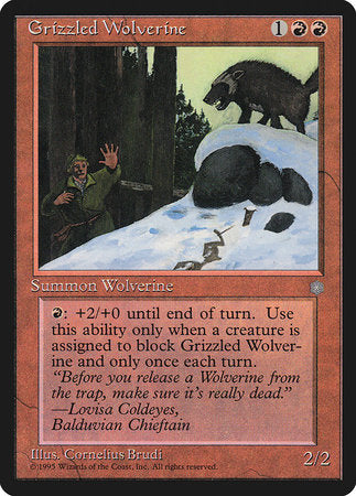 Grizzled Wolverine [Ice Age] | Fandemonia Ltd