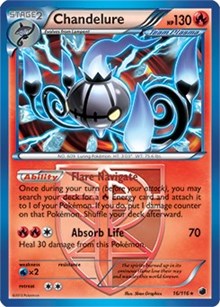 Chandelure (16/116) (Theme Deck Exclusive) [Black & White: Plasma Freeze] | Fandemonia Ltd