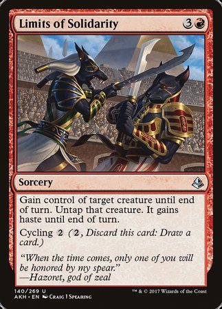 Limits of Solidarity [Amonkhet] | Fandemonia Ltd