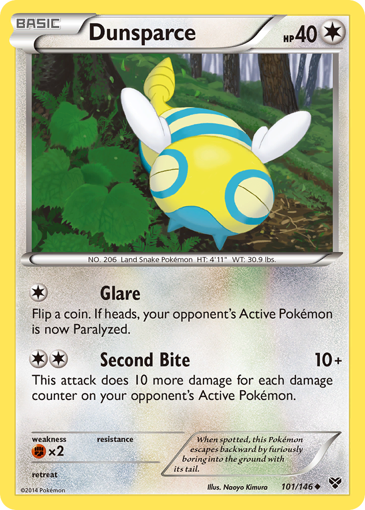 Dunsparce (101/146) [XY: Base Set] | Fandemonia Ltd