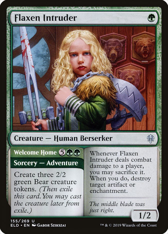 Flaxen Intruder // Welcome Home [Throne of Eldraine] | Fandemonia Ltd