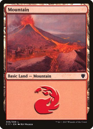 Mountain (306) [Commander 2017] | Fandemonia Ltd