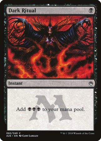 Dark Ritual [Masters 25] | Fandemonia Ltd