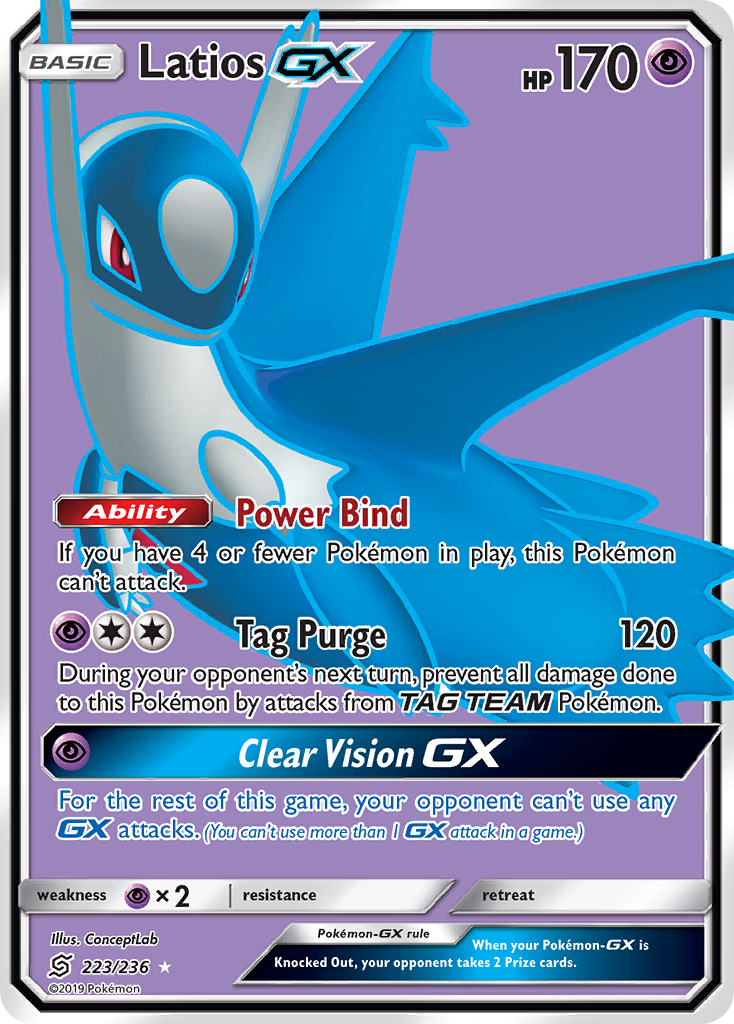 Latios GX (223/236) [Sun & Moon: Unified Minds] | Fandemonia Ltd