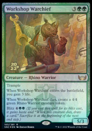 Workshop Warchief [Streets of New Capenna Prerelease Promos] | Fandemonia Ltd