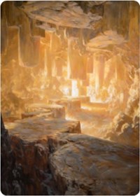 Pillarverge Pathway Art Card [Zendikar Rising Art Series] | Fandemonia Ltd