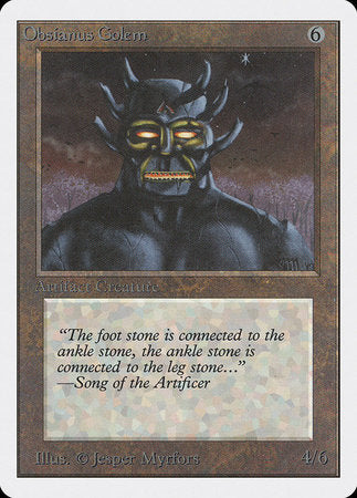 Obsianus Golem [Unlimited Edition] | Fandemonia Ltd