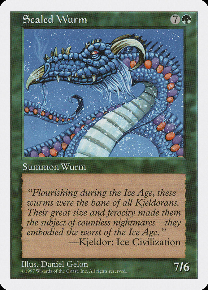 Scaled Wurm [Fifth Edition] | Fandemonia Ltd