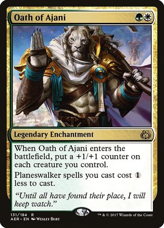 Oath of Ajani [Aether Revolt] | Fandemonia Ltd