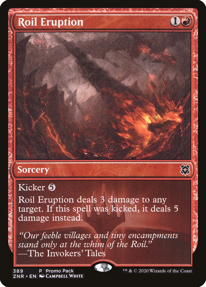 Roil Eruption (Promo Pack) [Zendikar Rising Promos] | Fandemonia Ltd