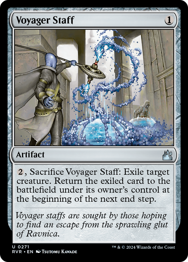 Voyager Staff [Ravnica Remastered] | Fandemonia Ltd