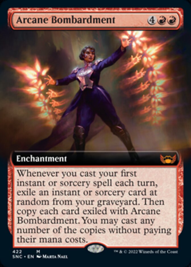 Arcane Bombardment (Extended Art) [Streets of New Capenna] | Fandemonia Ltd