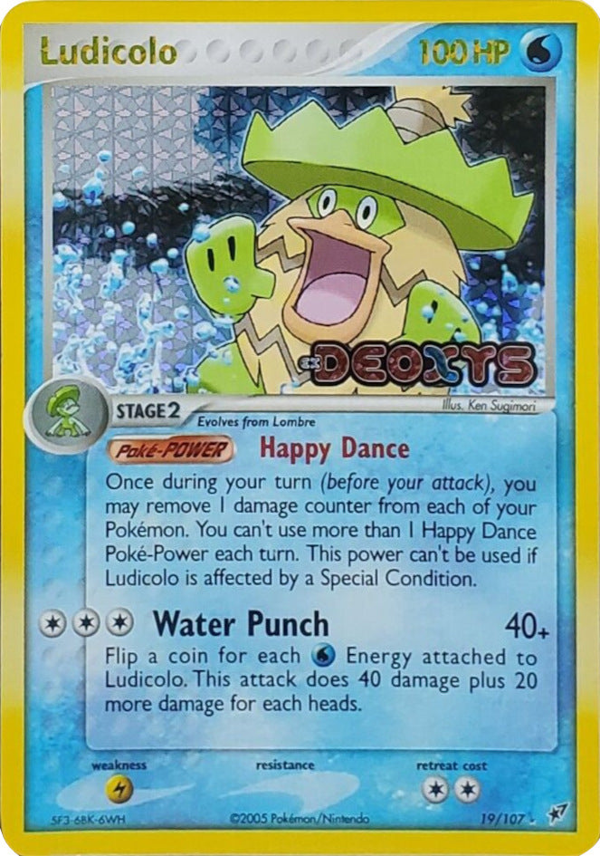 Ludicolo (19/107) (Stamped) [EX: Deoxys] | Fandemonia Ltd