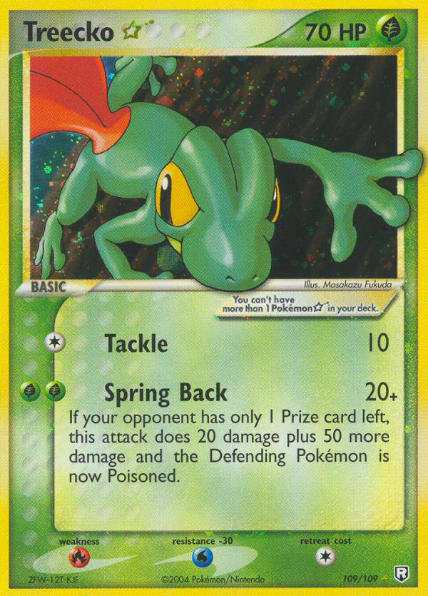 Treecko Star (109/109) [EX: Team Rocket Returns] | Fandemonia Ltd