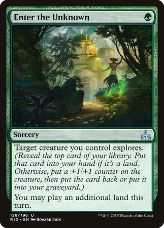 Enter the Unknown [Rivals of Ixalan] | Fandemonia Ltd