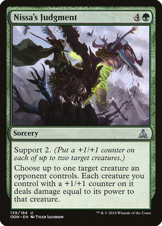 Nissa's Judgment [Oath of the Gatewatch] | Fandemonia Ltd