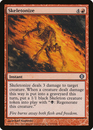 Skeletonize [Shards of Alara] | Fandemonia Ltd