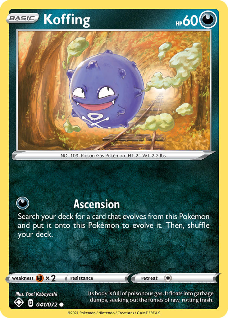 Koffing (041/072) [Sword & Shield: Shining Fates] | Fandemonia Ltd