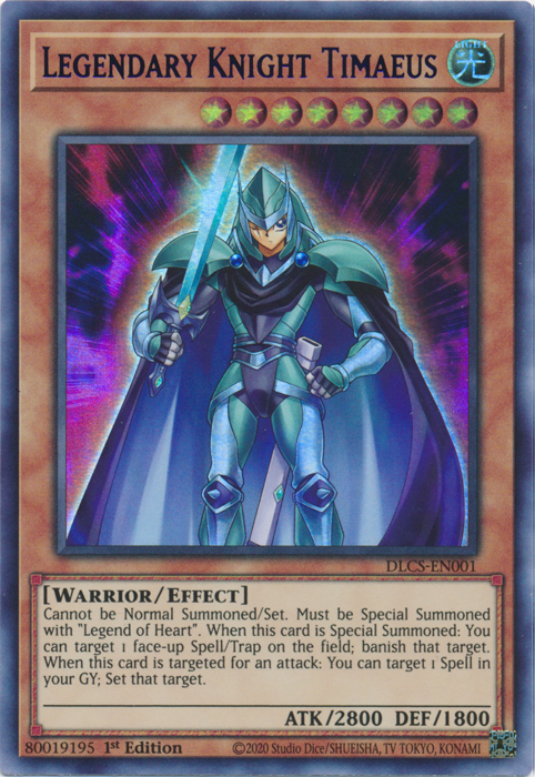 Legendary Knight Timaeus (Purple) [DLCS-EN001] Ultra Rare | Fandemonia Ltd