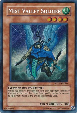 Mist Valley Soldier [HA01-EN006] Secret Rare | Fandemonia Ltd