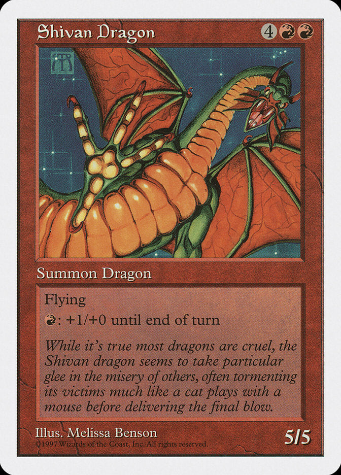 Shivan Dragon [Fifth Edition] | Fandemonia Ltd