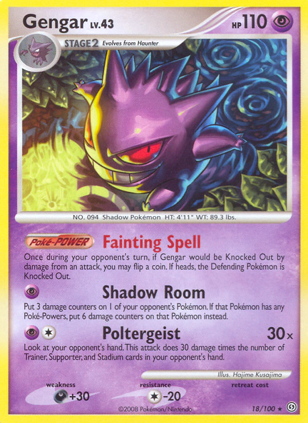 Gengar (18/100) [Diamond & Pearl: Stormfront] | Fandemonia Ltd