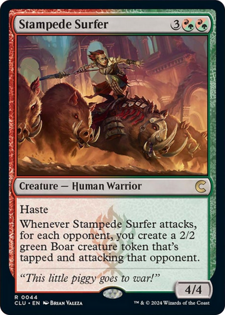 Stampede Surfer [Ravnica: Clue Edition] | Fandemonia Ltd