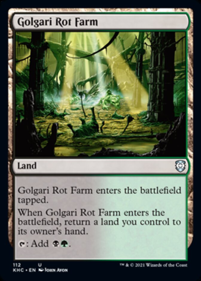 Golgari Rot Farm [Kaldheim Commander] | Fandemonia Ltd