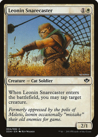 Leonin Snarecaster [Duel Decks: Speed vs. Cunning] | Fandemonia Ltd