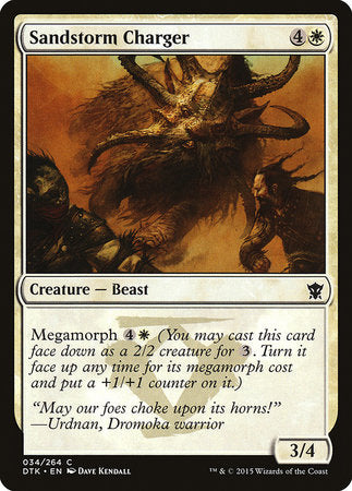 Sandstorm Charger [Dragons of Tarkir] | Fandemonia Ltd