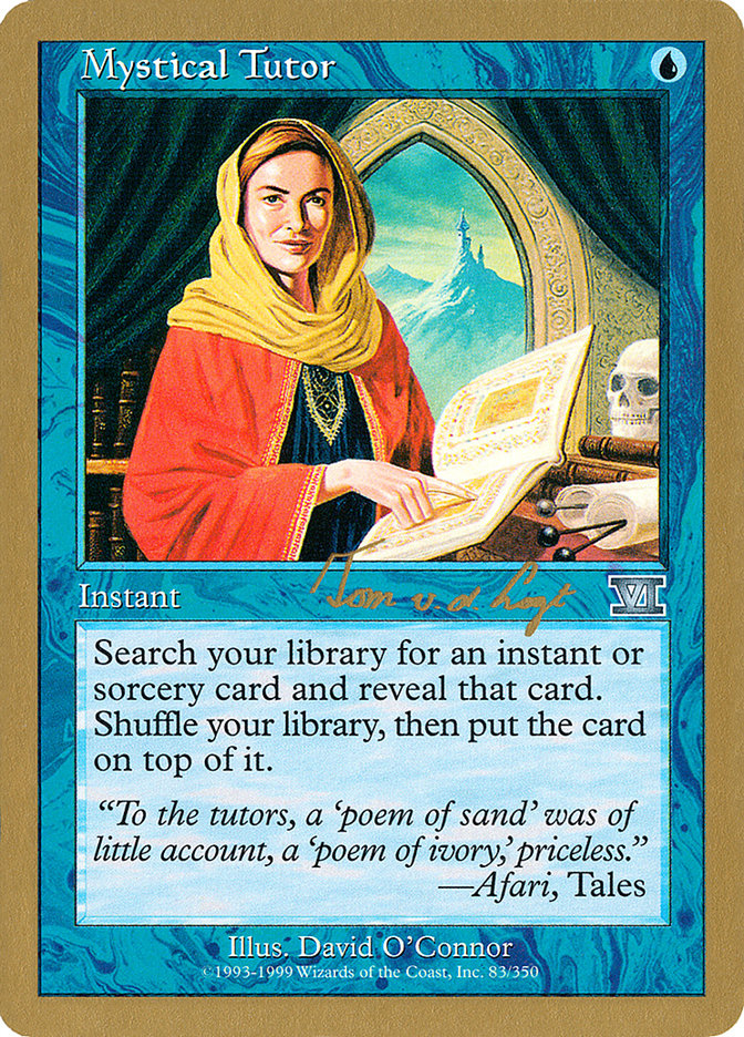Mystical Tutor (Tom van de Logt) [World Championship Decks 2000] | Fandemonia Ltd