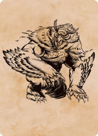 Owlbear (Showcase) Art Card [Dungeons & Dragons: Adventures in the Forgotten Realms Art Series] | Fandemonia Ltd