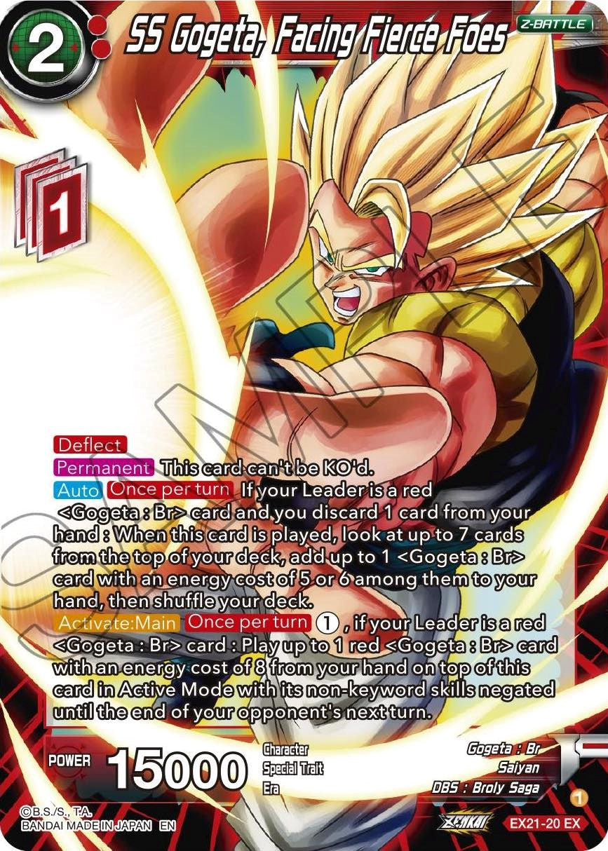 SS Gogeta, Facing Fierce Foes (EX21-20) [5th Anniversary Set] | Fandemonia Ltd