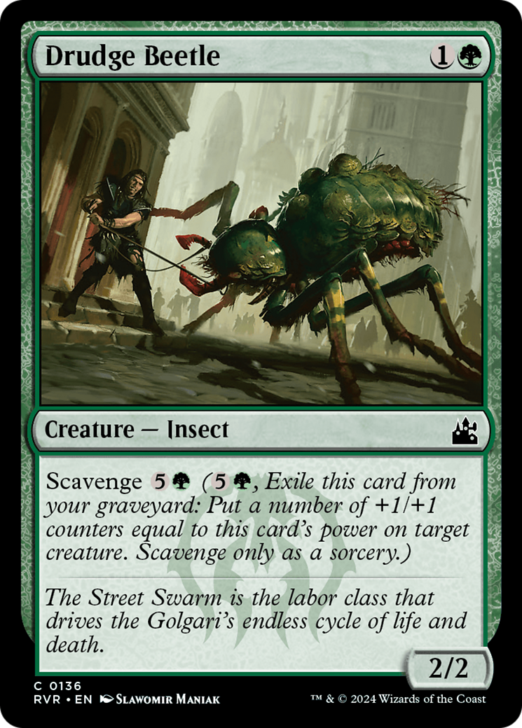 Drudge Beetle [Ravnica Remastered] | Fandemonia Ltd