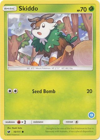 Skiddo (10/111) (Deck Exclusive #13) [Sun & Moon: Trainer Kit - Alolan Ninetales] | Fandemonia Ltd