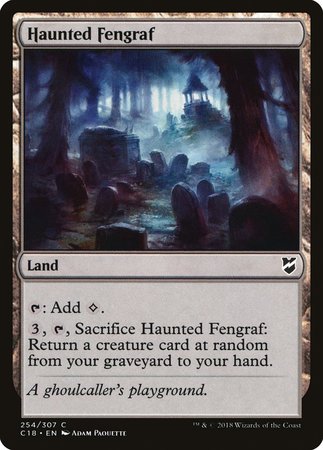 Haunted Fengraf [Commander 2018] | Fandemonia Ltd